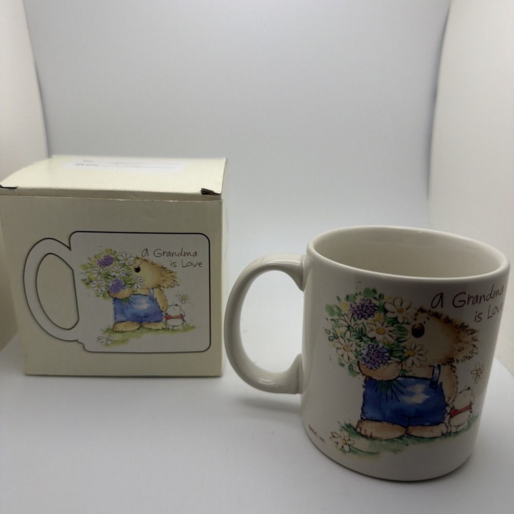 American Greetings Boomerang Bear A Grandma is Love Coffee Mug with Gift Box